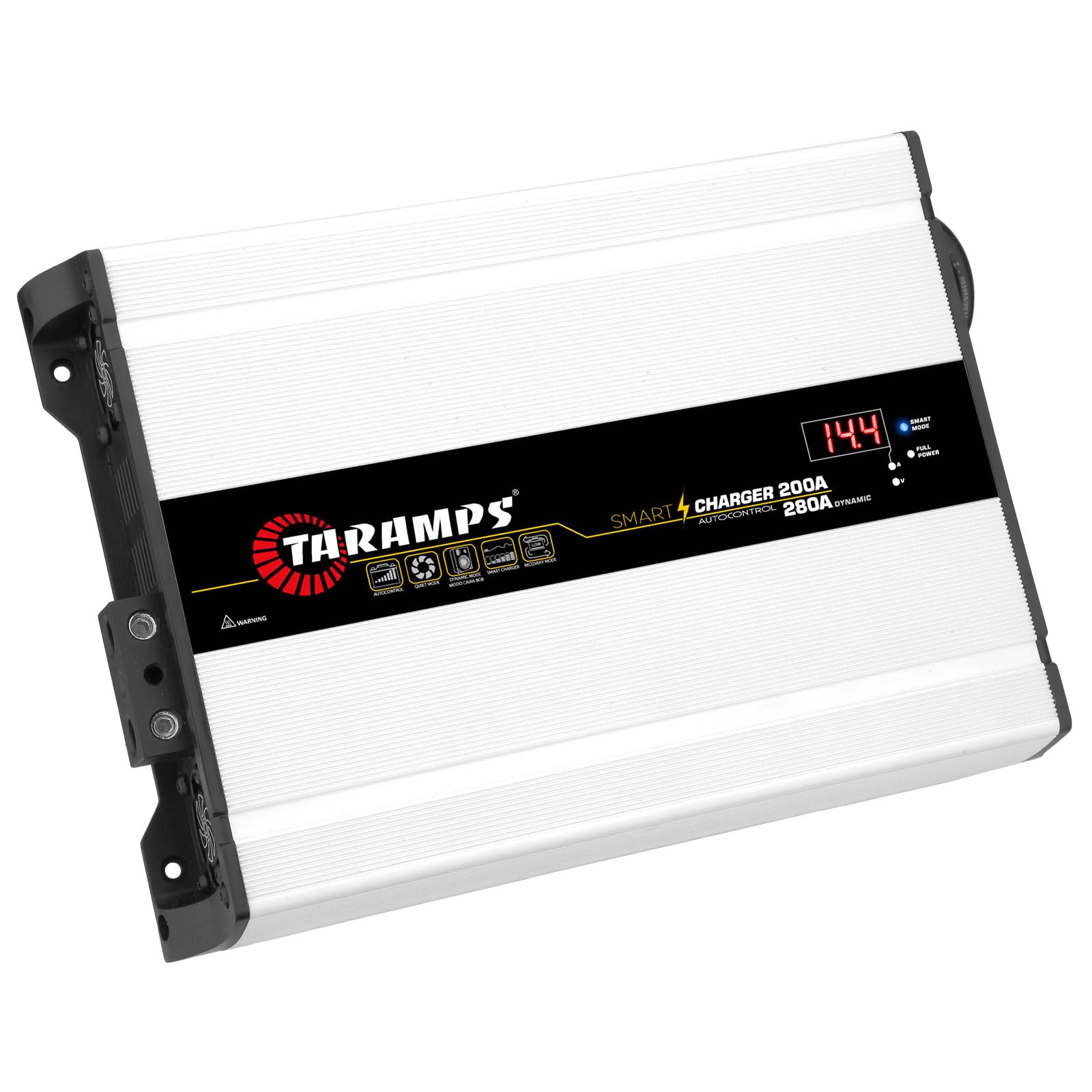 Taramps Smart Charger 200/280A Battery Charger 280A Dynamic Mode Car Audio System Power Supply 4000 Watts Max Output Power Bivolt Automatic 127/220VAC