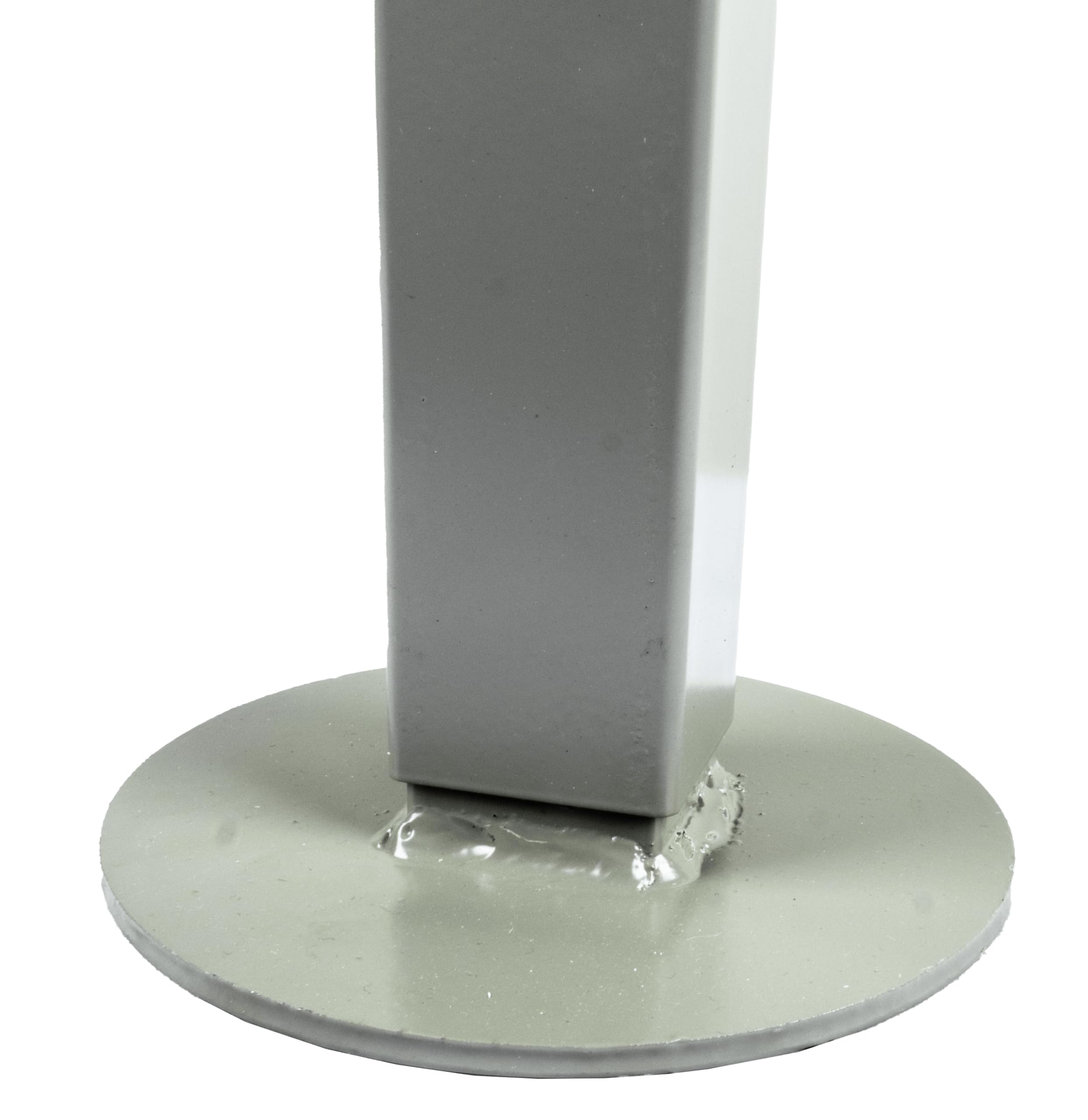 AMA Servotimone con Manovella Superiore per Rimorchi, Sezione Quadrata 50x50 mm, Portata 300 kg – Altezza Totale 620 mm, Corsa Vite 255 mm