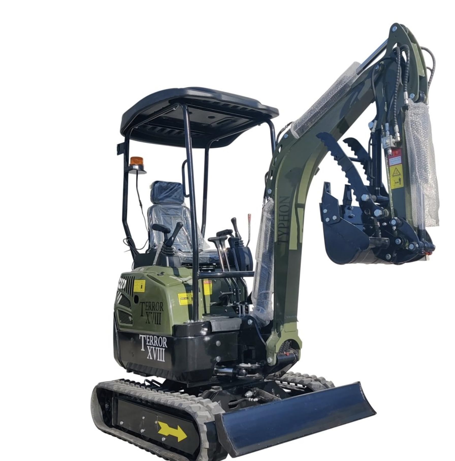 Amazon.com: 4,000 lb TYPHON Terror XVIII Mini Excavator Rubber