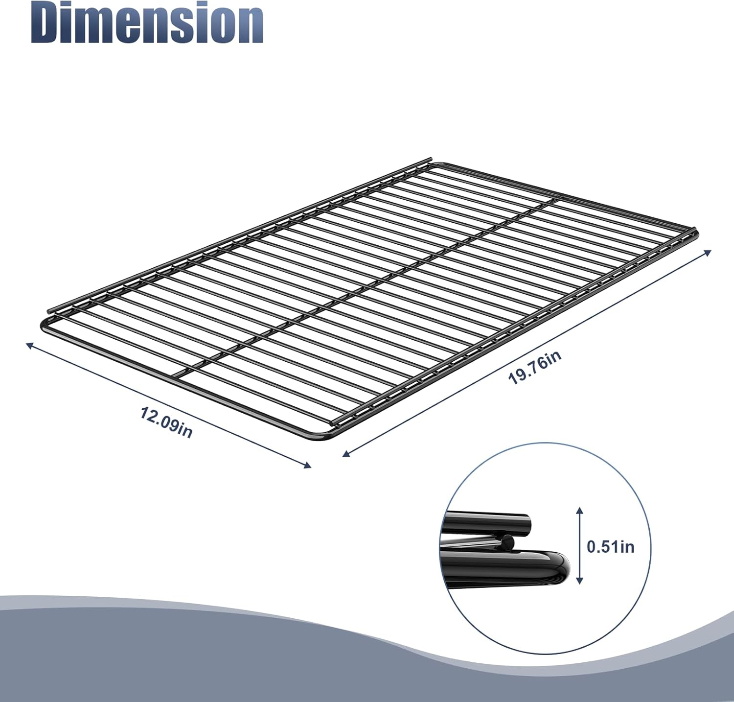 Uniflasy PBV4NX Smoker Racks for Pit Boss 1300 Connected & Copperhead Onyx Vertical Pellet Smoker, 5-Pack Porcelain-Coated Smoking Racks Replacement for Pit Boss 4 Series Vertical Smoker Grill Parts