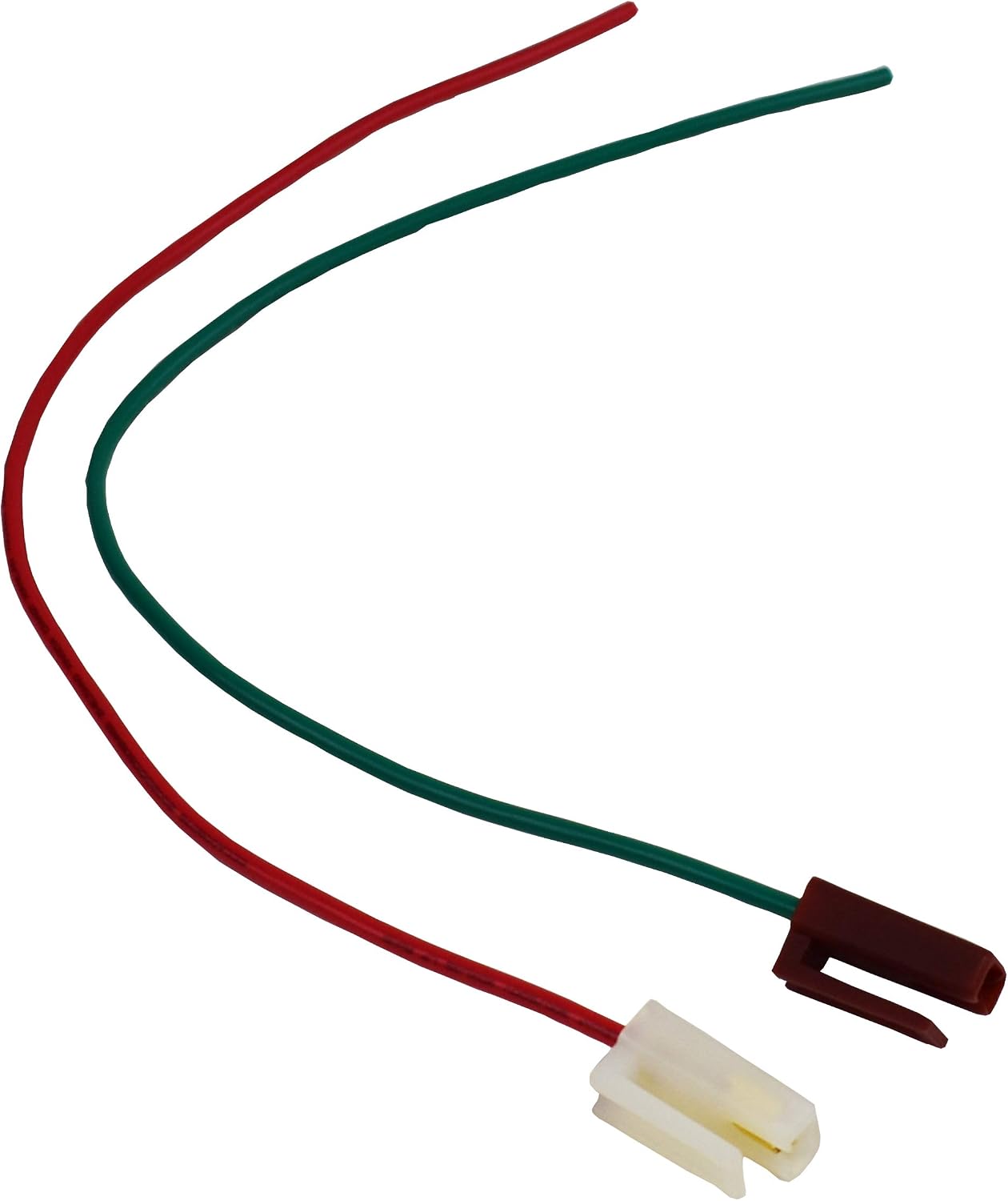 A-Team Performance 170073 Pigtail Harness Cable Wires for HEI Distributor Battery and Tachometer Wiring 12V Ignition Coil & Tach Wire Connector Accessories 11” Red and Green