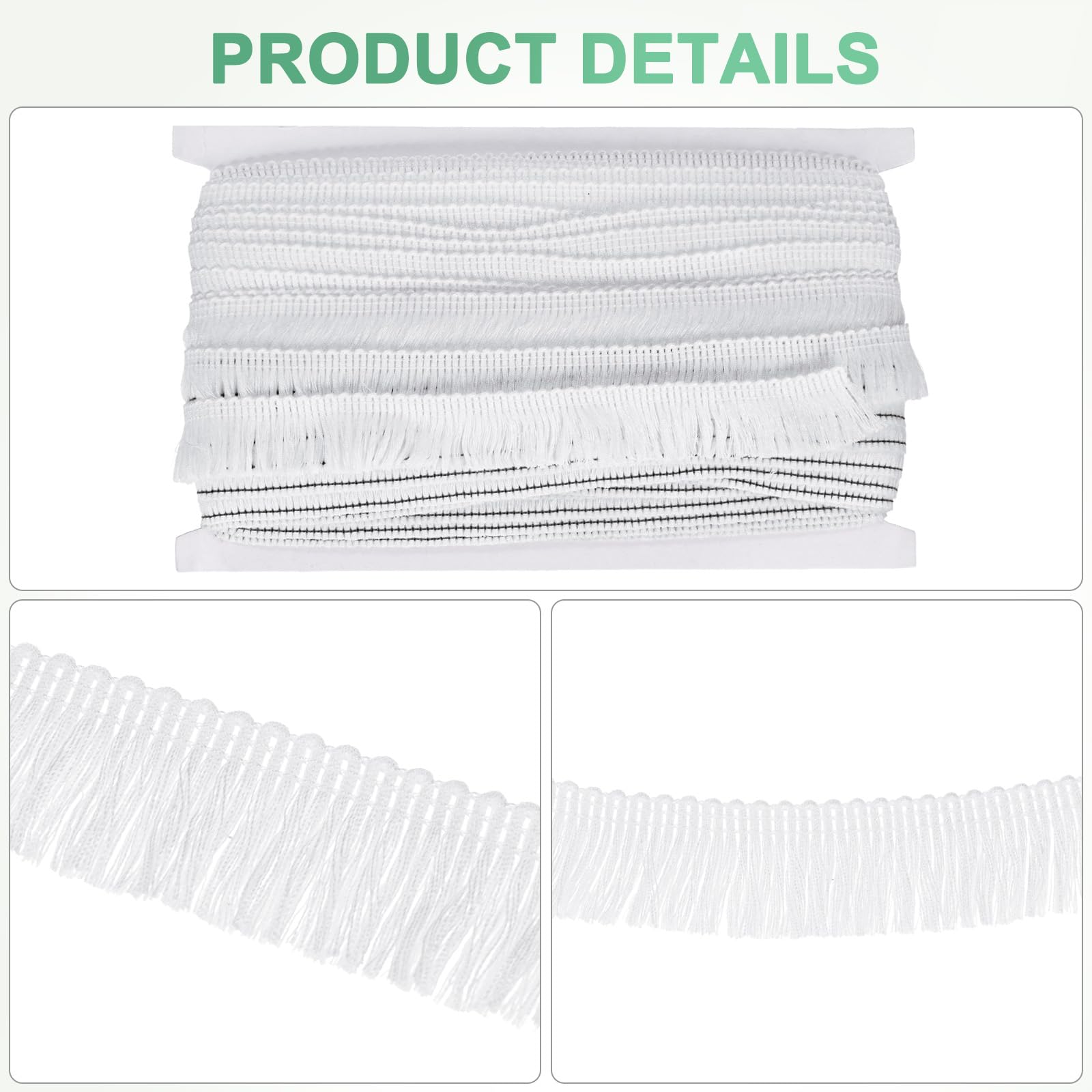 M METERXITY 27 Yards Tassel Fringe Trim - Image 2