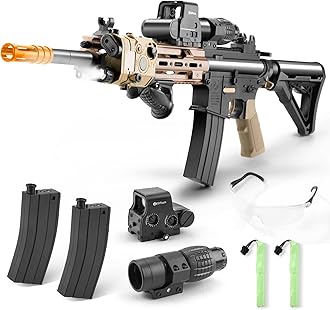 Toy Gun Automatic Blaster Sniper with Electric Mag, High-Speed Gel Ball Blaster for Adults 18+