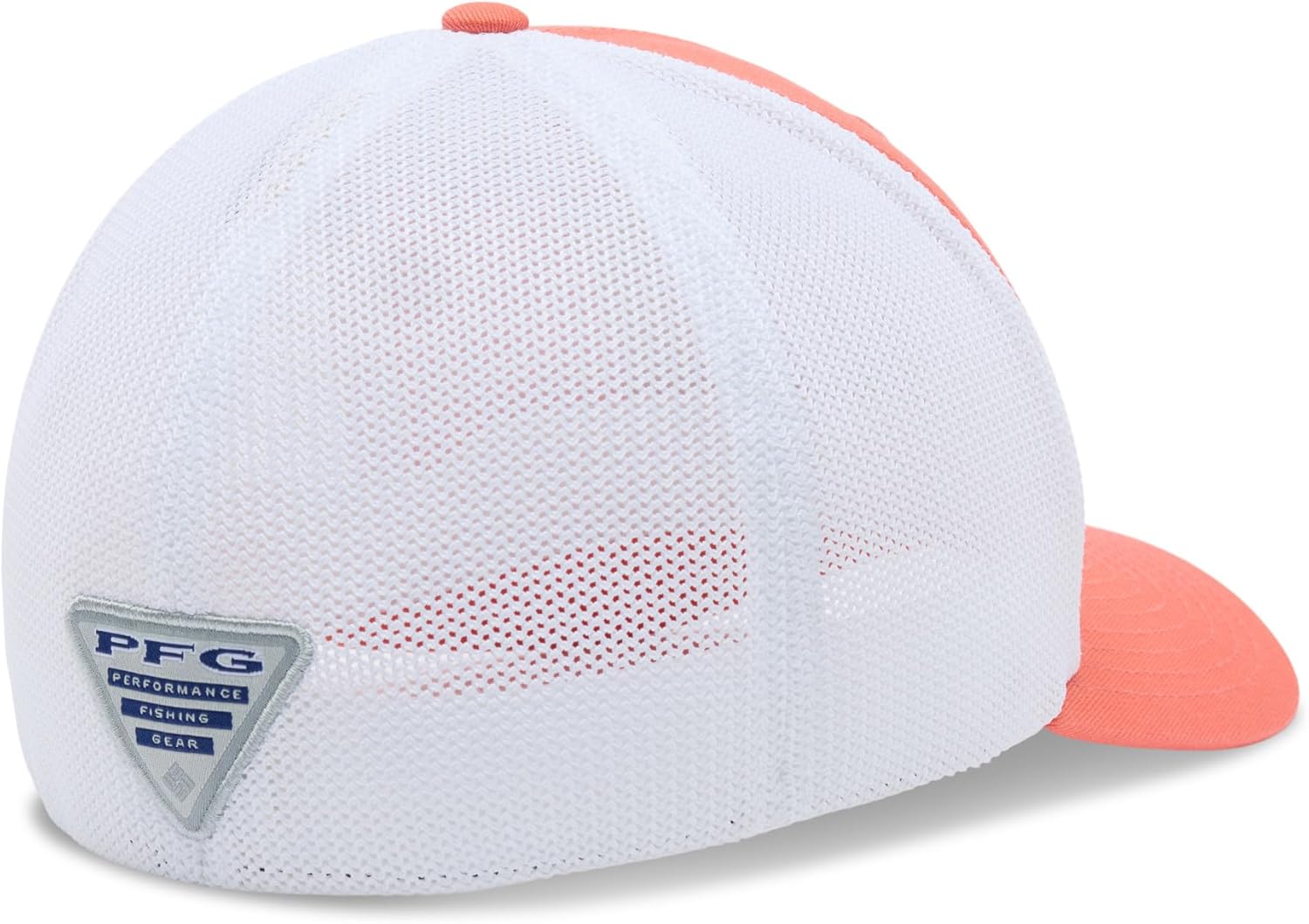 Columbia Unisex PFG Fish Flag Mesh Ball Cap, Melonade/Fish Flag, L/XL