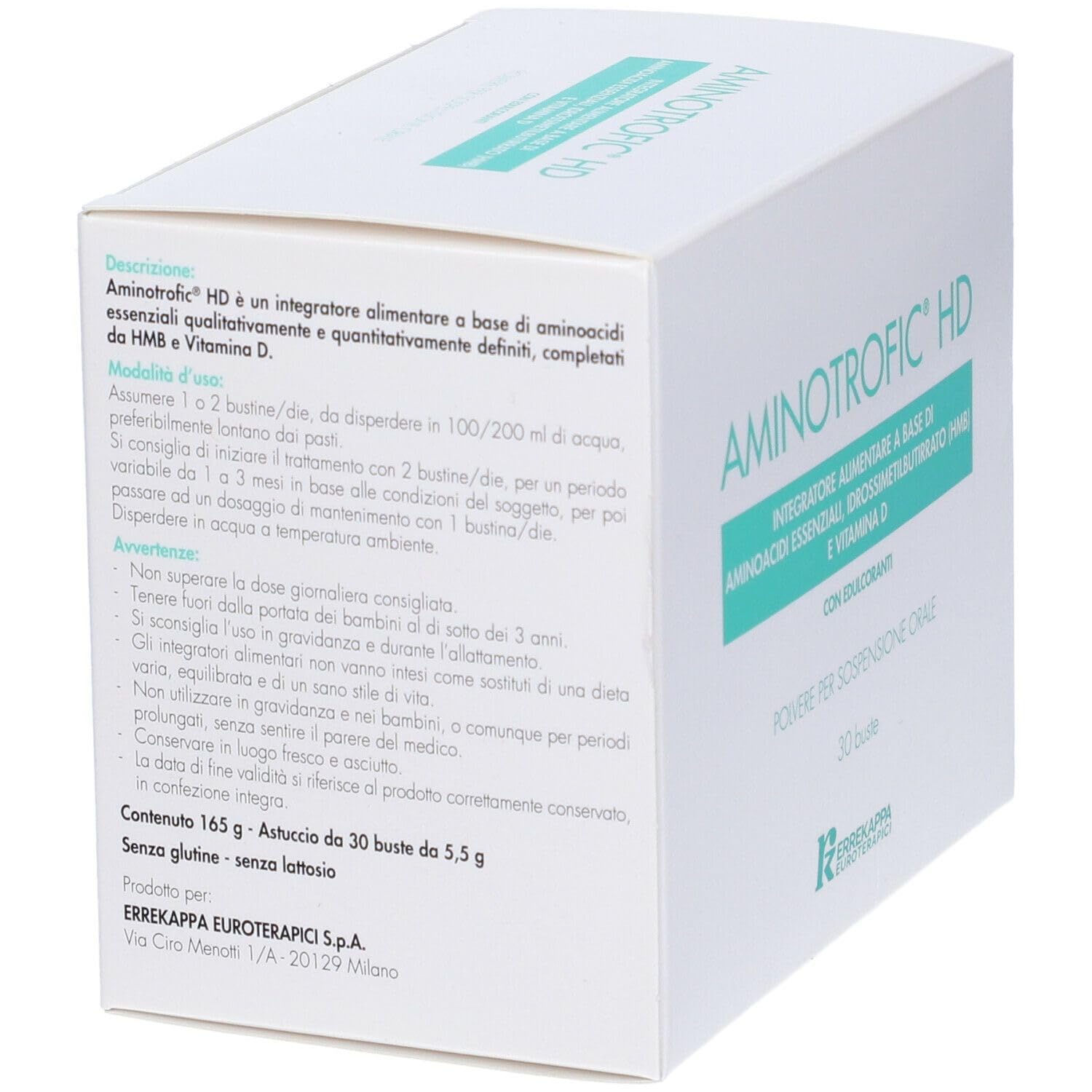 Errekappa Euroterapici AMINOTROFIC HD 30 BUST, Bianco, 1.0 unità, 10.0 grams