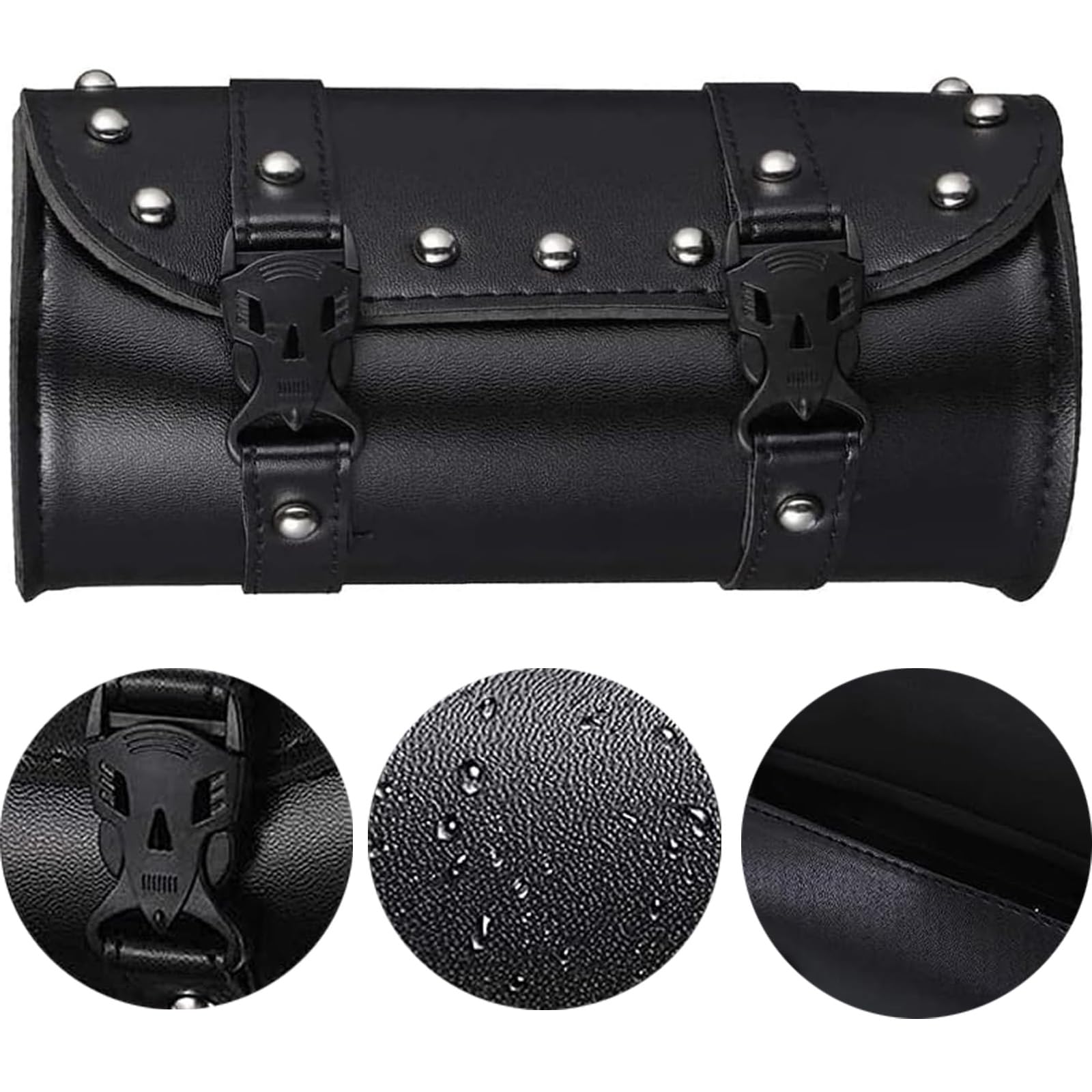 Borsa Per Attrezzi Moto - Impermeabile, Da Manubrio, Con 2 Cinghie, Per La Maggior Parte Delle Motociclette - Foto 9