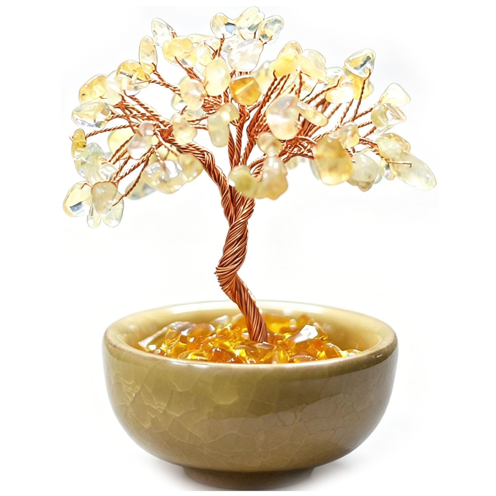 Cristaux de guérison naturels arbre de vie Feng Shui pour maison