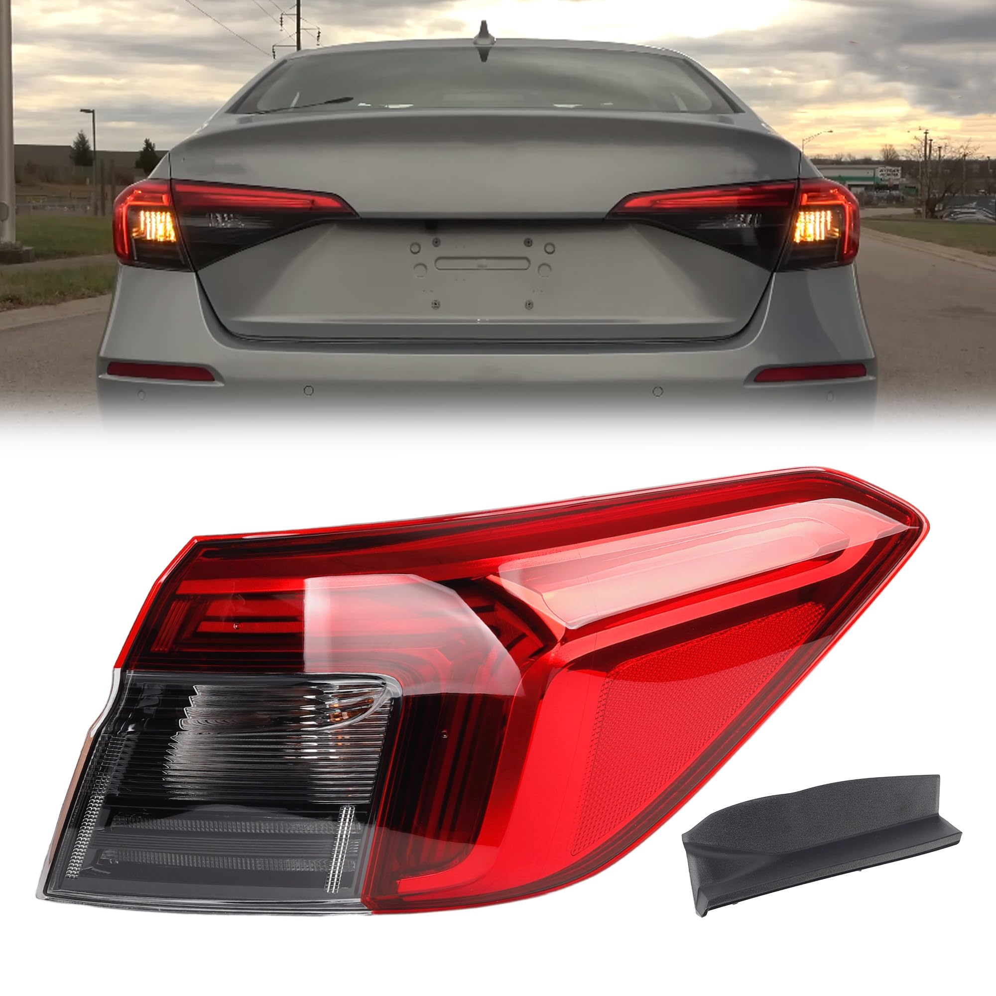 Amazon.com: Dasbecan Right Tail Light Assembly Compatible with