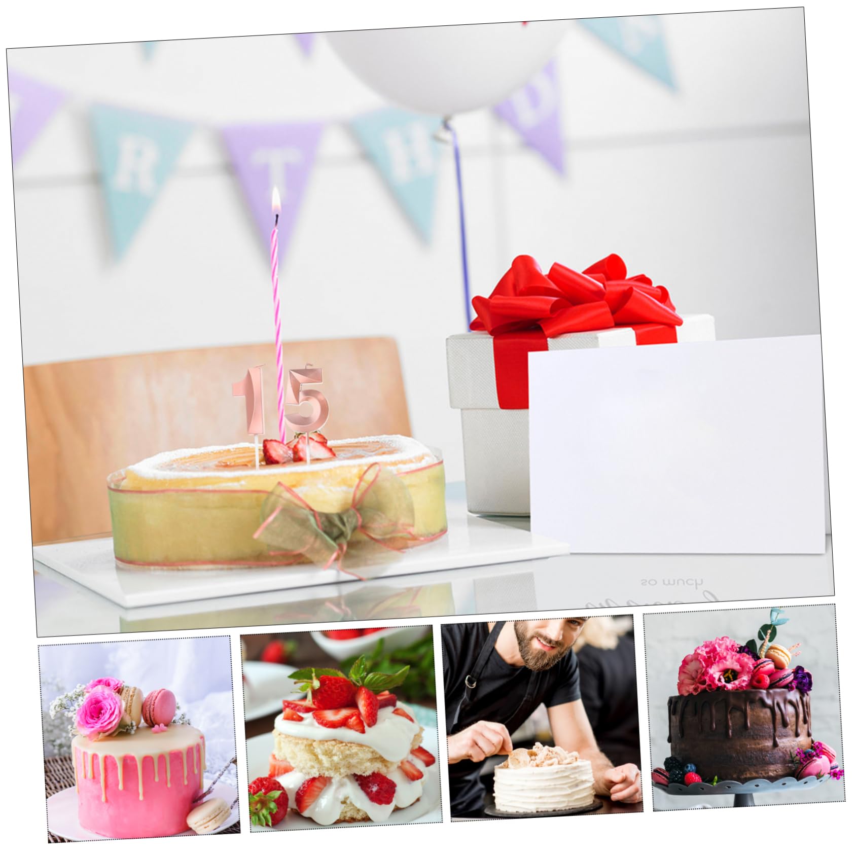 1 Juego De Velas con para Tartas De Cumpleaños: Velas del 0 Al 9 para Decorar Fiestas Y Momentos Importantes.