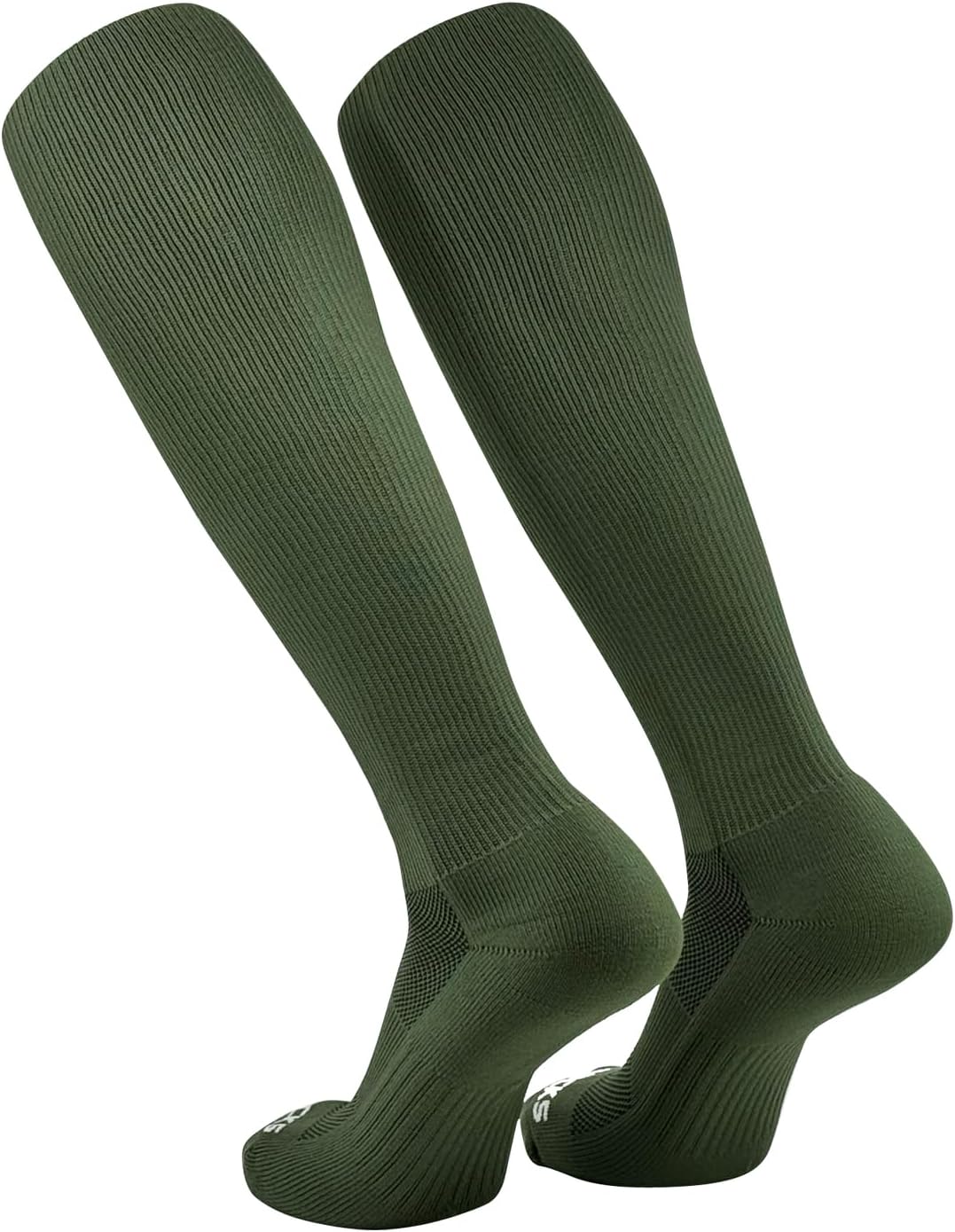 Elite Competitor Knee-High Long Sports Socks - Military Green - Image 2