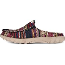 Kickback Chaise Classic Men s Backless Mules   Casual Slip-On Canvas Clogs for Men   Comfortable Indoor & Outdoor Summer, Beach and Travel Shoes with Anti Slip Sole