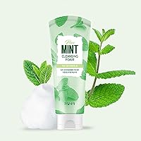 Vista 6 de Mint Pore - Espuma limpiadora coreana para lavado facial (renovación), limpiador facial coreano para refrescar la piel propensa al acné, 130 g/4.58