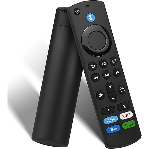 Replacement Voice Remote for AMZ Stick 4K,TVs Stick(2nd/3rd Gen),Lite,TV Cube(1st/2nd/3rd Gen),for Insignia/Pioneer/3rd Gen Smart TV