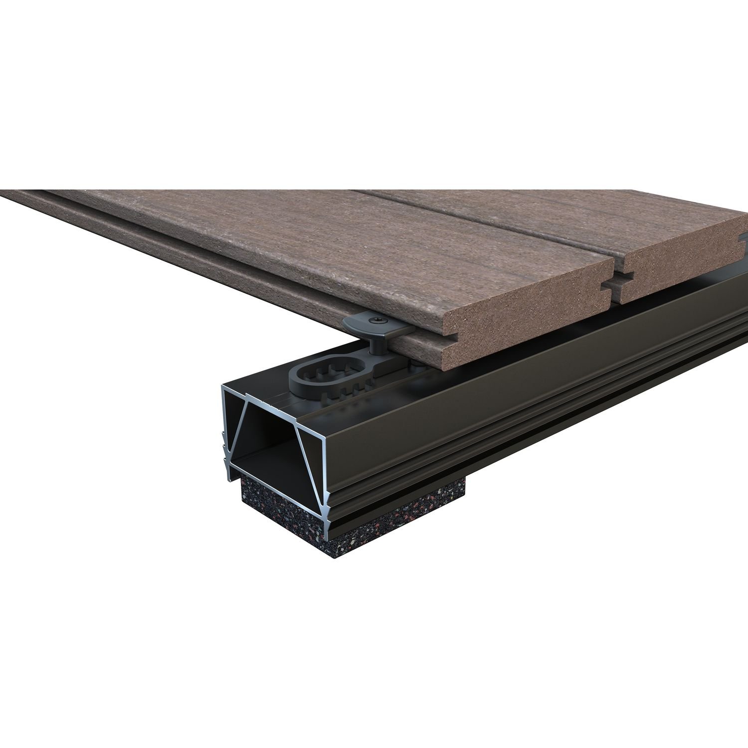 KARLE & RUBNER 7121 K&R Terraflex N6 Lot de 120 vis de perçage A4 5 x 35 mm pour support en aluminium Noir