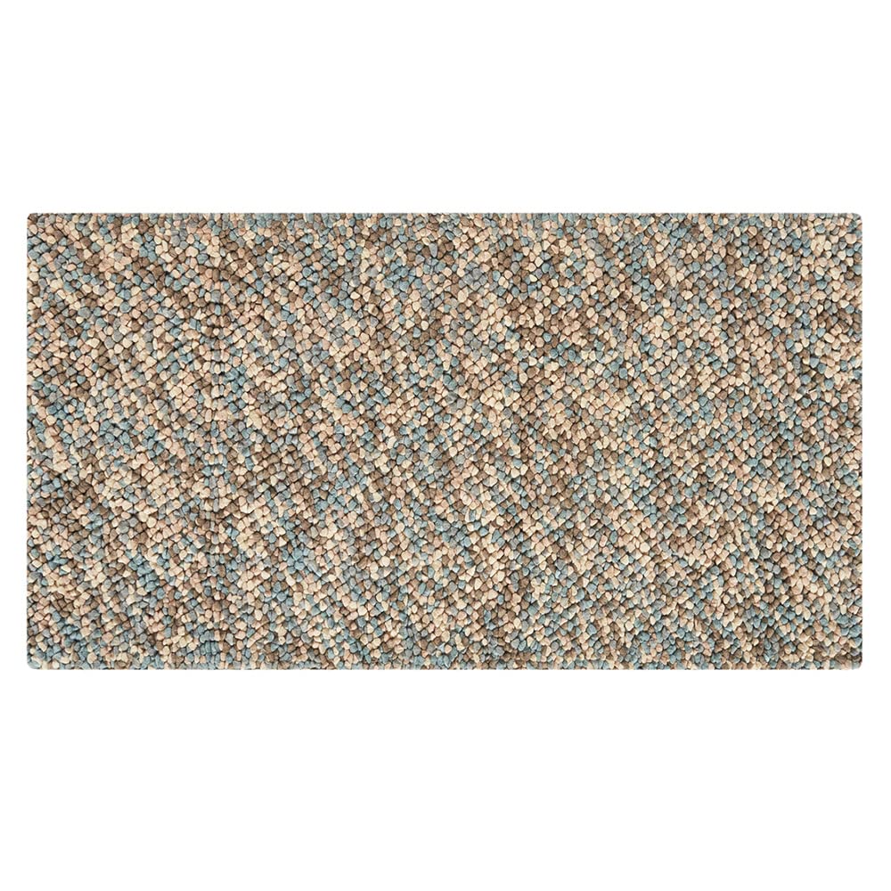 Tapis Pepper 080 x 150 cm tapis de passage moderne gris foncé