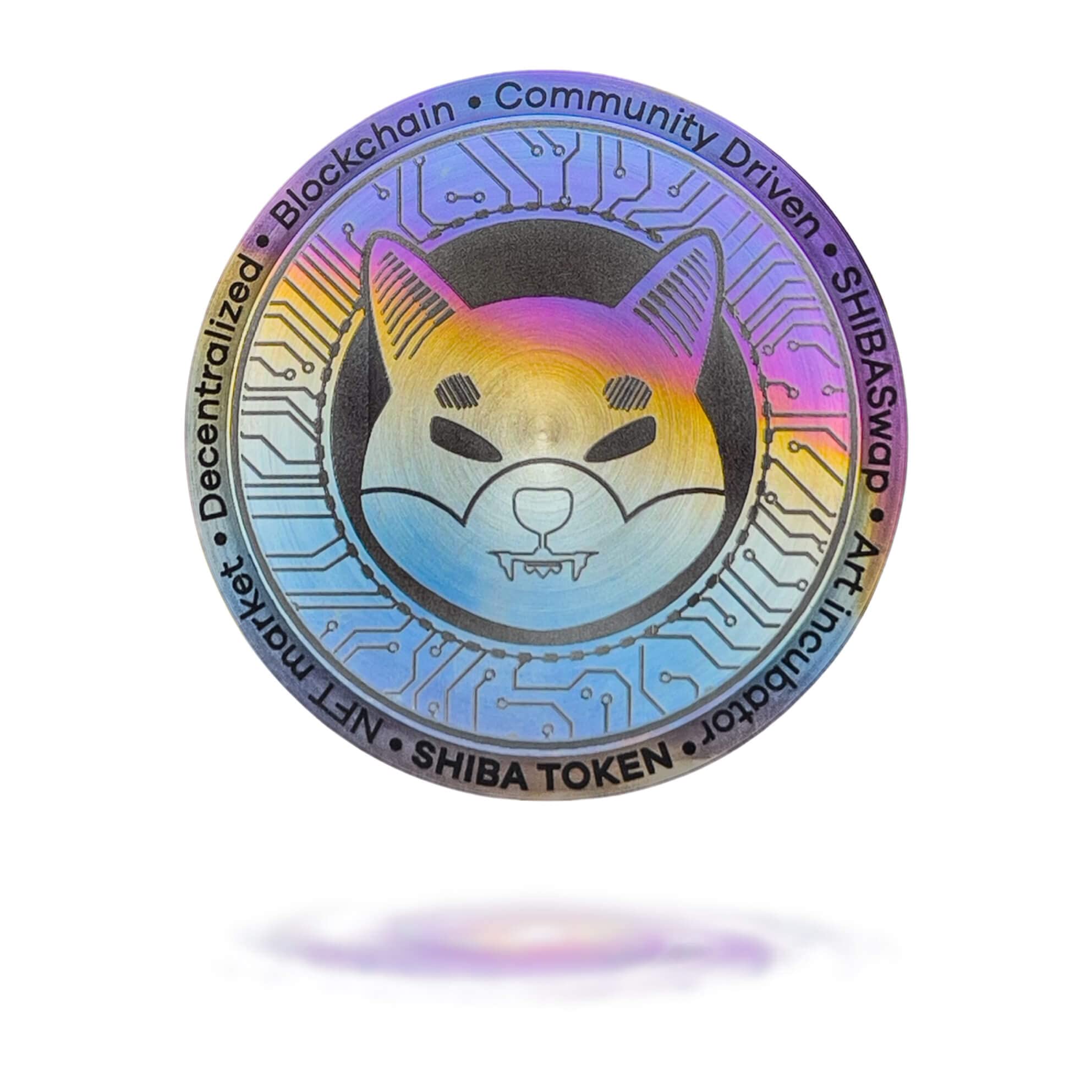 Amazon.com: Cryptochips Shiba Inu (SHIB) Galaxy Coin Custom Physical Crypto  Coins You Can HODL | Anodization Technology and Electrolytic Coloring :  Toys & Games