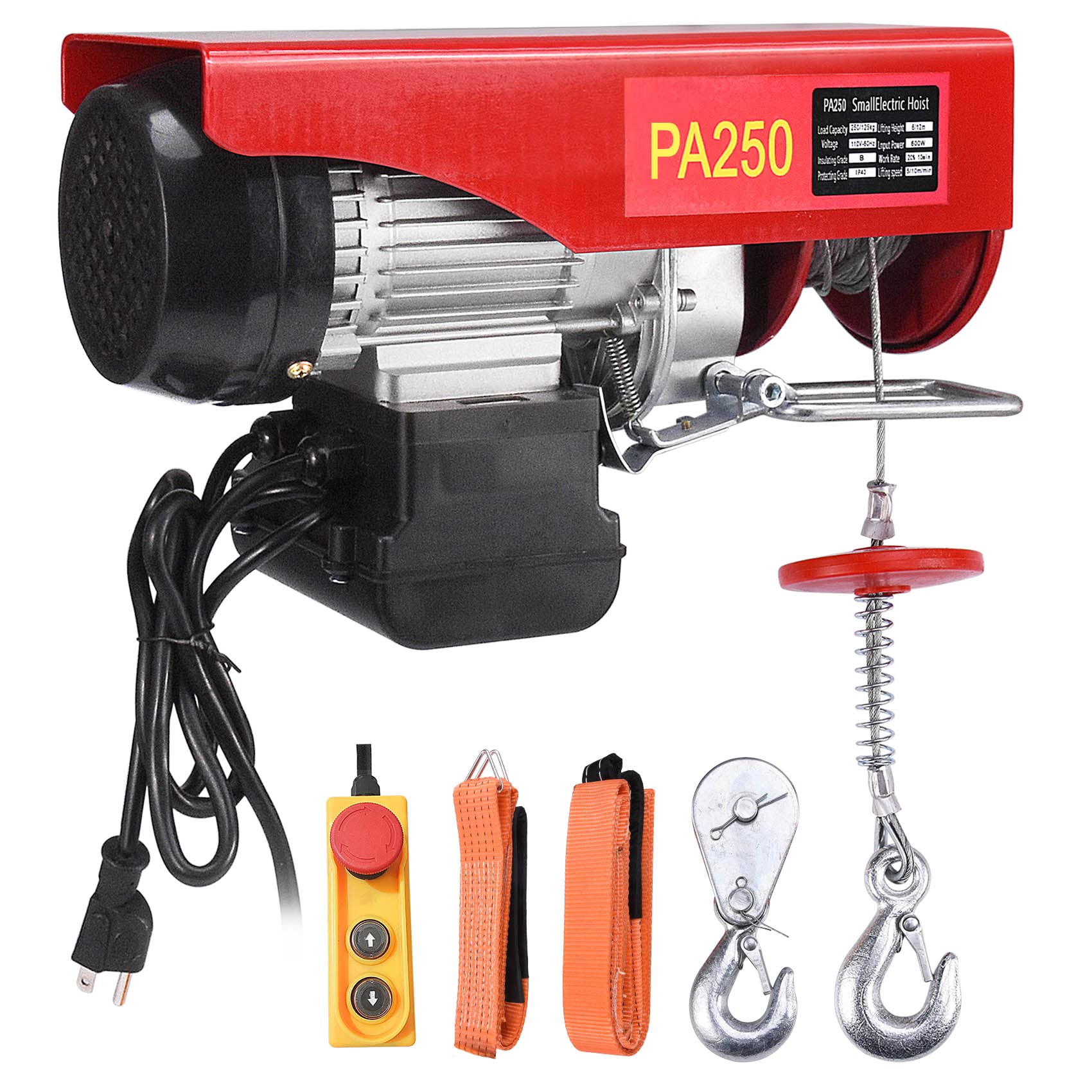 Buy Oswerpon 500 lbs Lift Electric Hoist, Wire Remote Control Power