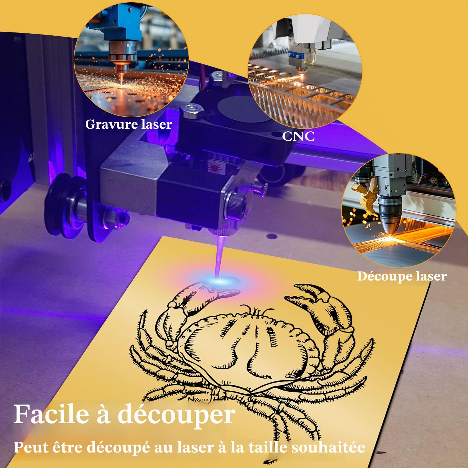 Plaque Acrylique pour Gravure Laser, 6 Pièces 30x20 cm 1,3 mm Feuille Acrylique Couleur Feuilles de Plastique ABS Panneau Plastique Opaque pour Découpe Laser, Plaques en Plastique à Graver Bicouche