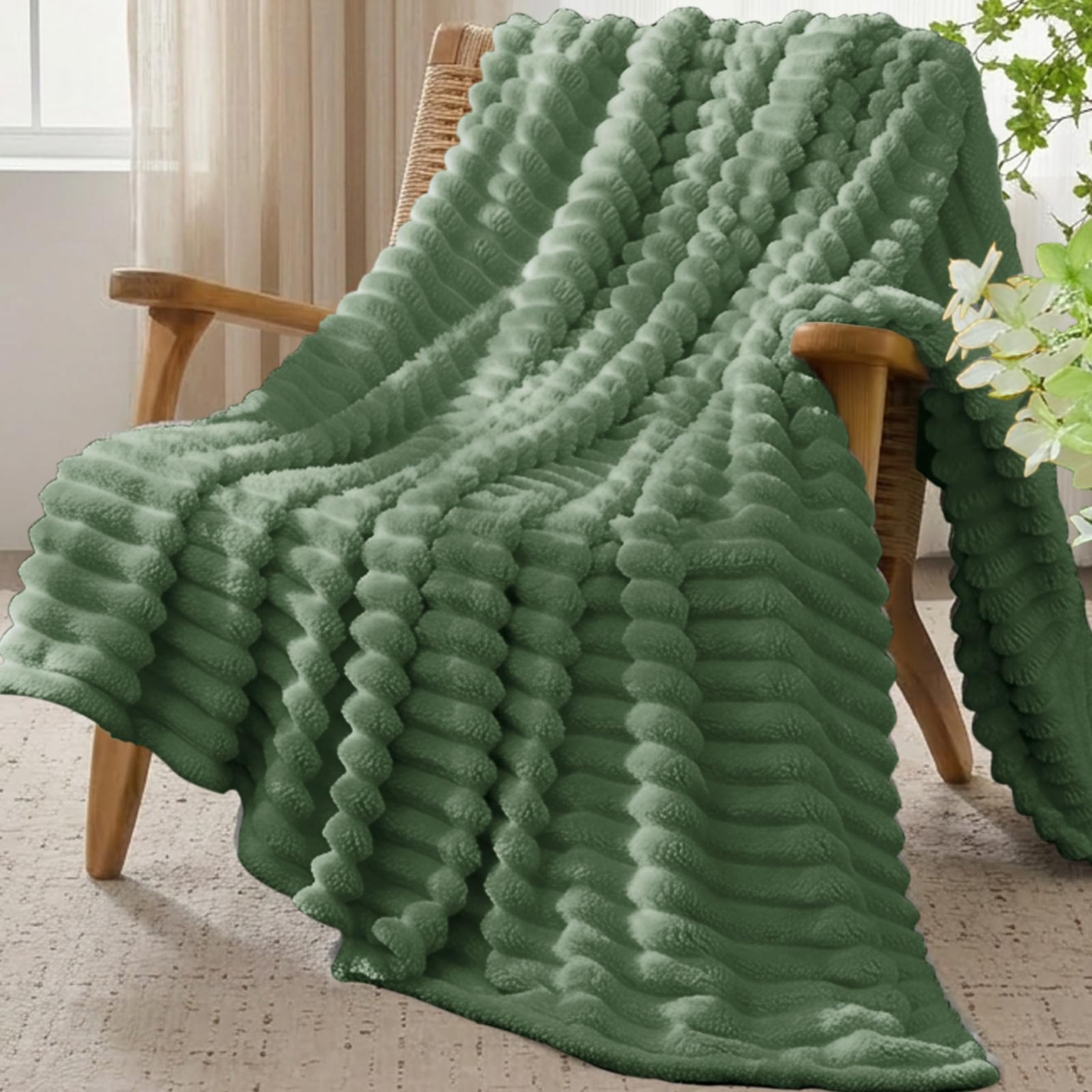 Vielit Kuscheldecke Flauschig,Ultral Weiche Kuscheldecke-Leichte Atmungsaktiv Wohn- & Kuscheldecken, Tagesdecke & Sofadecke überwurf, Pflegeleicht Cord Decke für Zimmer Deko