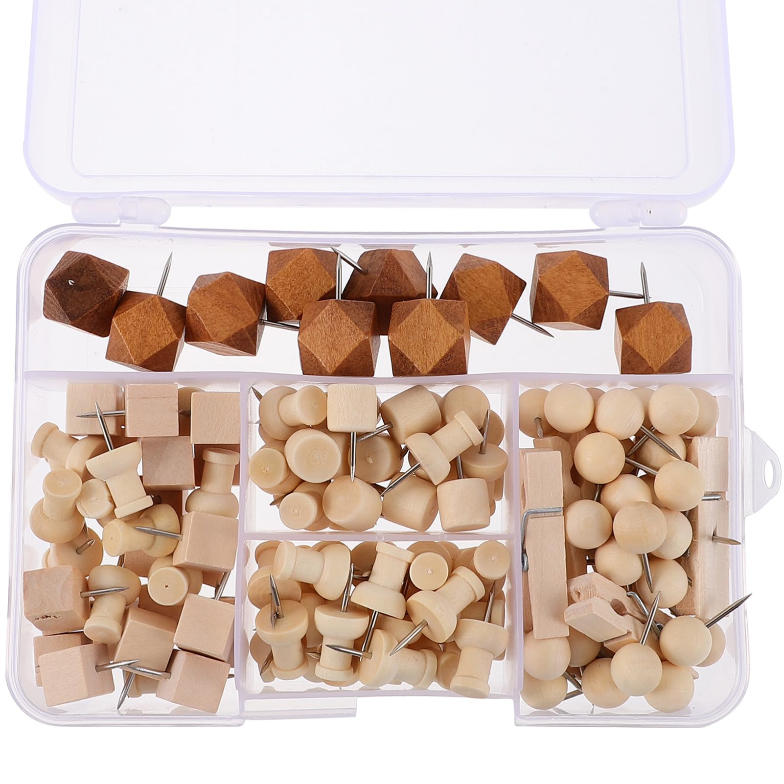 Gatuida 128pièces Épingles à Bulletin Styles Variés Accessoires pour Carte Photos Et Punaises Décoratives pour Affichage