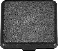 Vista 1 de uxcell Tapa de extrusión de aluminio cuadrada de plástico estándar Negro 1.575x1.575 in 5pcs