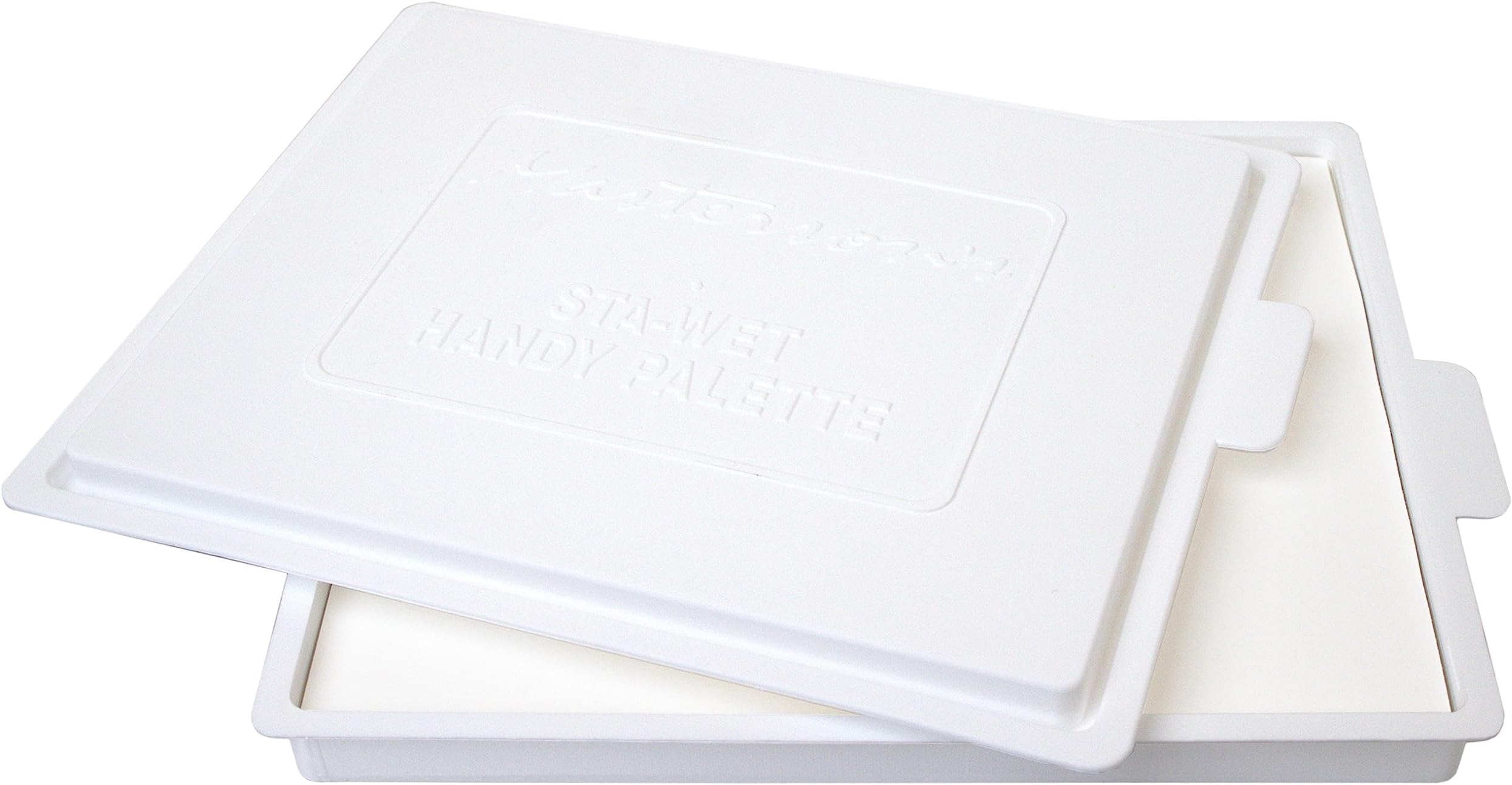 Masterson Sta-Wet Handy Palette Airtight Paint Palette Keeps Paint Fresh for Days, 8.5 by 7 Inches, Made in USA