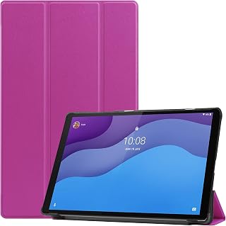 Gylint Case for Lenovo Tab M10 HD (2nd Gen), Folding Folio Ultra-Thin Smart PU Leather Stand Case Cover for Lenovo Tab M10 HD Gen 2 TB-X306F / TB-X306X (Not for M10 HD) Purple