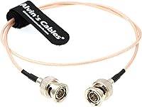 Vista 1 de Alvin's Cables HD SDI video BNC macho 3G RG179 Cable para BMCC Video Out Blackmagic Cámara 1M