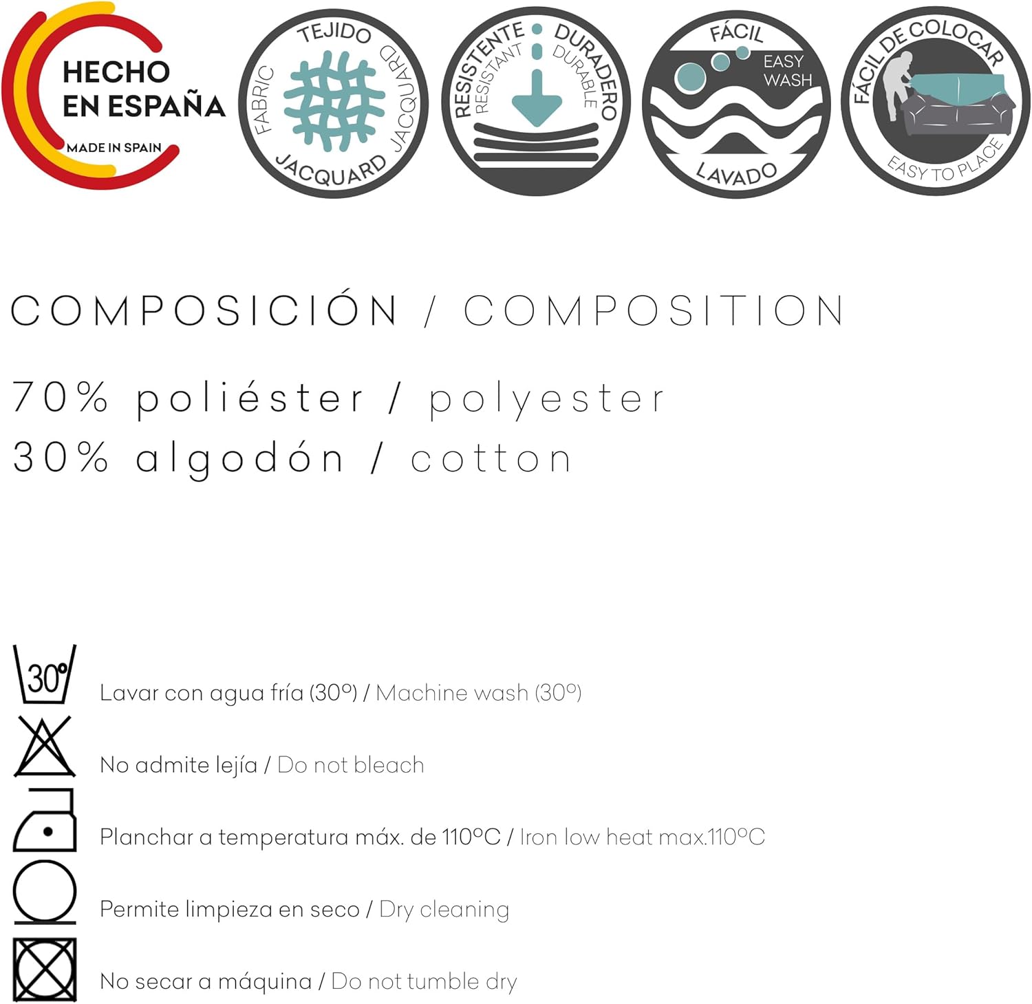 FUNDA DE Sofa PRACTICA MOD/2 Silver 1PLZ. C/11_FASE5