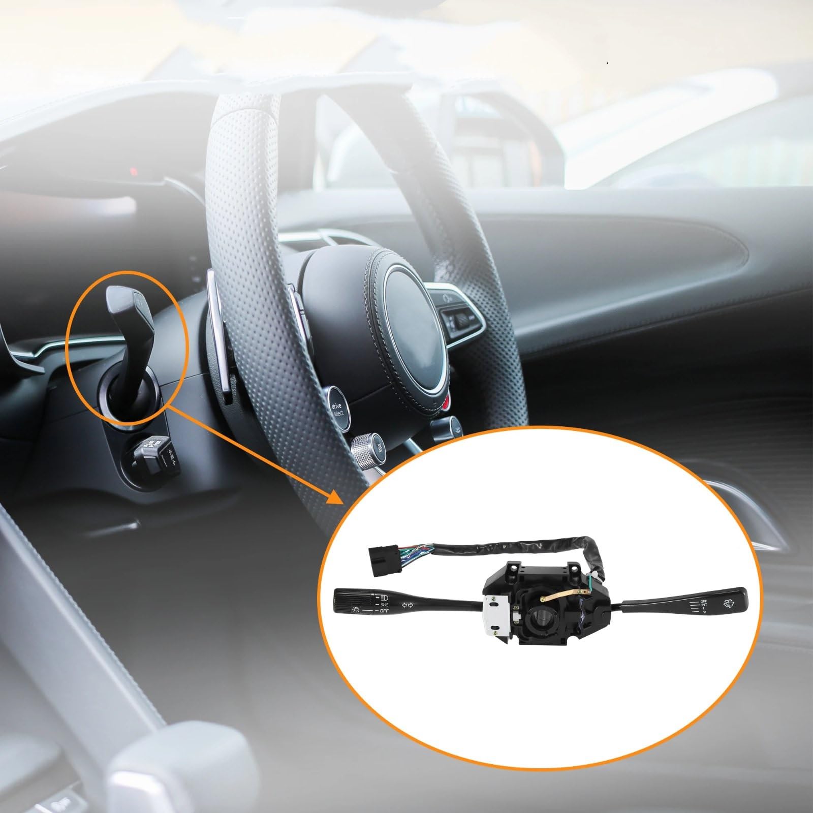 piezas de automóvil Compatible Con Mitsubishi Para L300 1987-1994 Para L200 1994-1997 Interruptor De Señal De Giro Para Automóvil Interruptores Combinados Multifunción Mb571632
