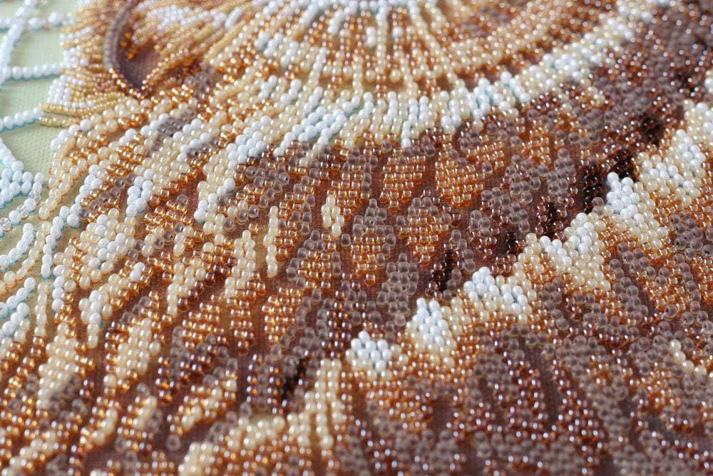 Bead Encrusted Totem Embroidery Kit, us:one size, Multicoloured