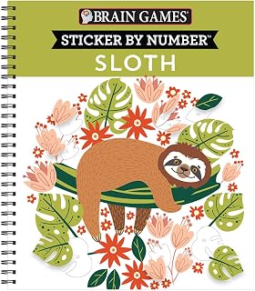 Brain Games - Sticker by Number: Sloth