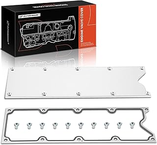 A-Premium LS Gen 3 (III) Valley Cover Plate Kit, Low Profile and Non Knock Sensor Hole, with Gasket & Bolt, Fit for GM LSX LS1 LM7 LR4 LQ4 LS6 L59 LQ9 LM4 L33 Chevy GMC Silverado Sierra SUV