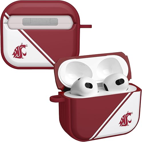 Miniatura 15 de AFFINITY BANDS Washington State Cougars Camo HDX - Funda compatible con Apple AirPods Generación 3 Camo,Champion Series,Clásico,Carmesí