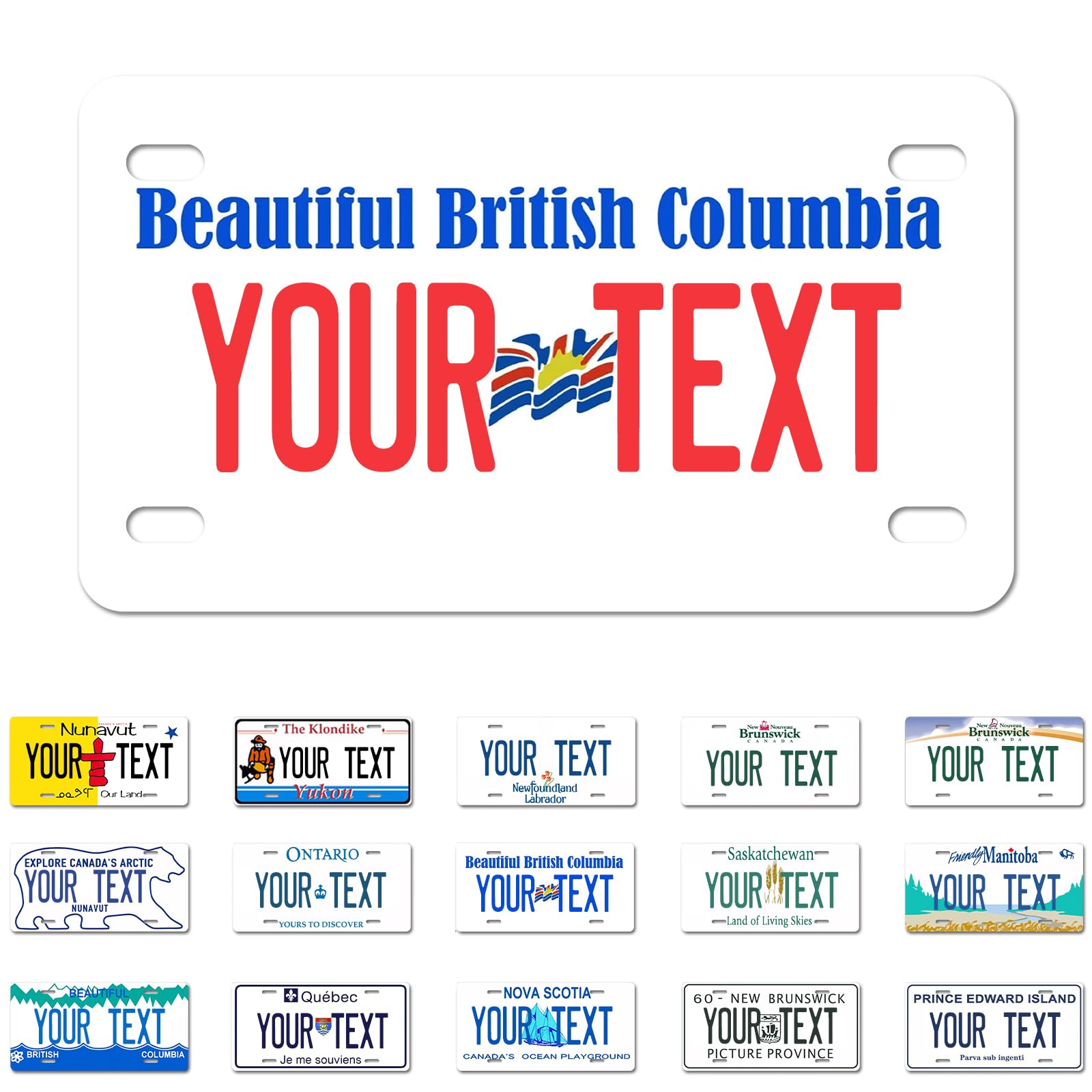 Ontario License Plate, 6"×12" Custom License Plate — view 20