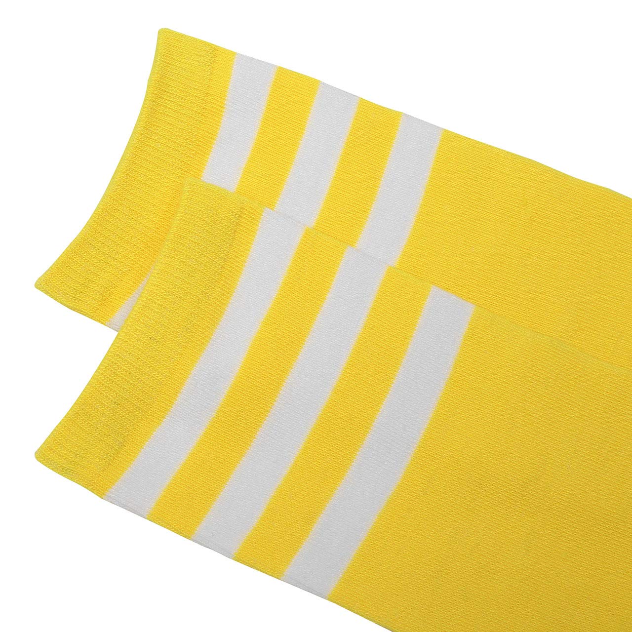 Women Knee High Socks Cotton Triple Striped Stockings Athletic for Baseball Sports Halloween Costume Christmas