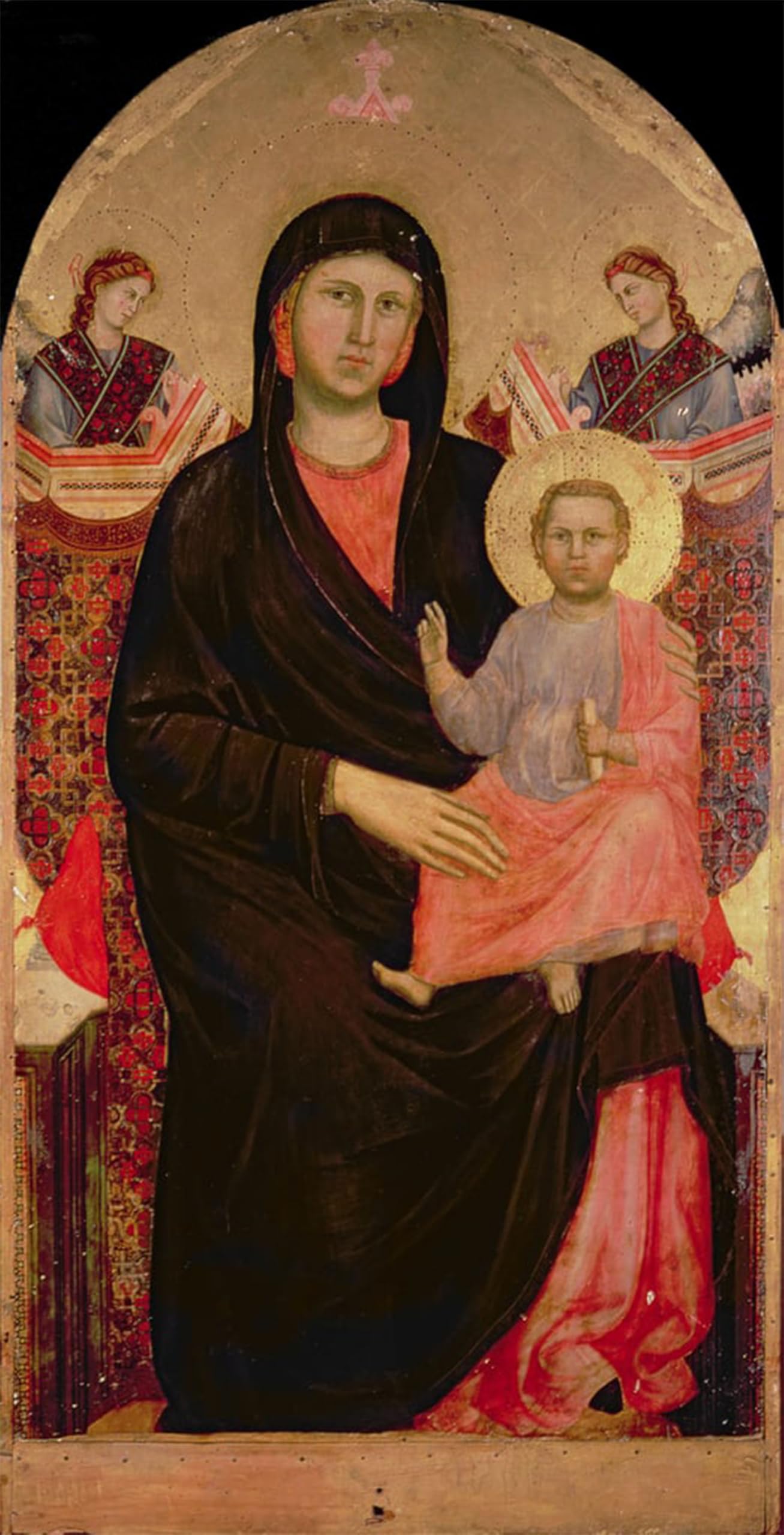 SERENDIPITP Aesthetic Poster Photo Wall Print Retro Picture Lady and Child Enthroned by Giotto Di Bondone Modern Wall Artwork for Home Decor 60x90cm