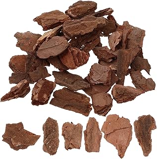 NUOBESTY Tree Bark for Crafts: 1 Pack 50g DIY Sand Table Kit for Miniature Landscape, Realistic Scene Creation, Model Trains, Dioramas, Architecture Models