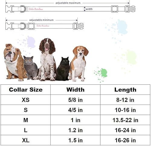 Miniatura 7 de Collar de perro  Rugby con lazos de collar de perro de flores para perros, corbatín para mascotas, collar ajustable para perros pequeños