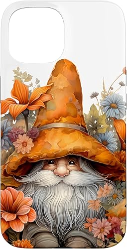 Miniatura 10 de Funda para iPhone 13 Pro Max Happy Fall Gnomo Hojas de otoño