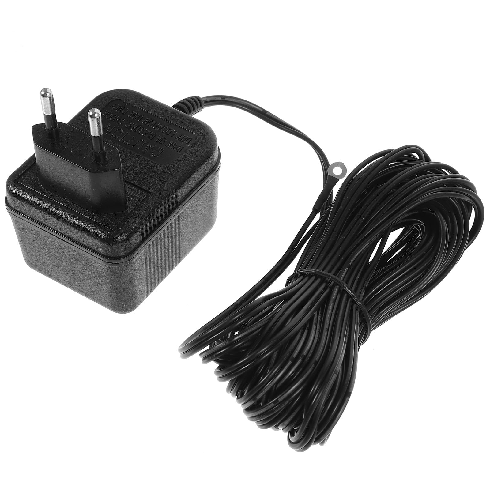 Adaptateur Secteur pour Sonnette de Porte 24v500mah Compatible Divers Systèmes de Sonnette, Câble Long, Design Élégant en Plastique Noir pour Usage Domestique
