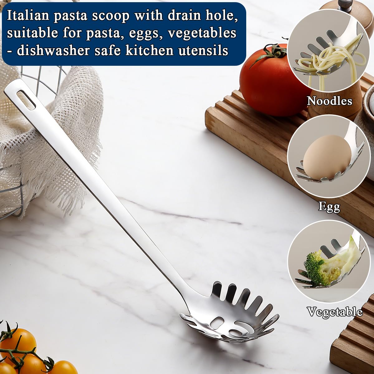 Berglander Ladle & Spaghetti Spoon Set -4