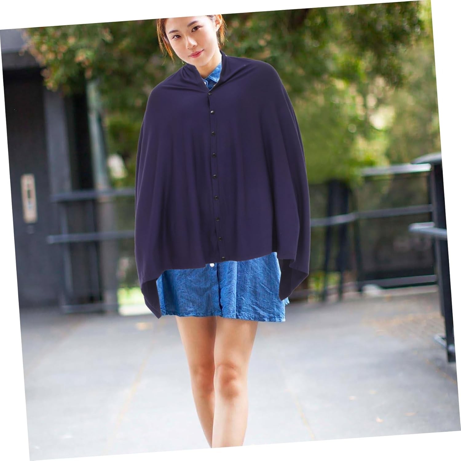 2pcs Nursing Shawl for Breastfeeding Multi-Functional Poncho Cover Versatile Nursing Scarf for Outdoor Indoor Use Lightweight Feeding Cover Wind Sun