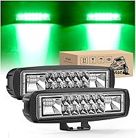 Vista 23 de Nilight Barra de Luz LED Ámbar de 6 Pulgadas 2PCS 18W Spot Conducción Niebla Fila Única Fuera de Carretera Luces de Barco Conducción Parachoques