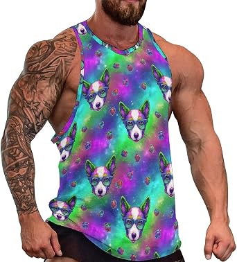 Casual Tank Top for Adult Men, Multi Functional Sleeveless Muscle Shirt, Athletic Wear for Running, Gym, Beach