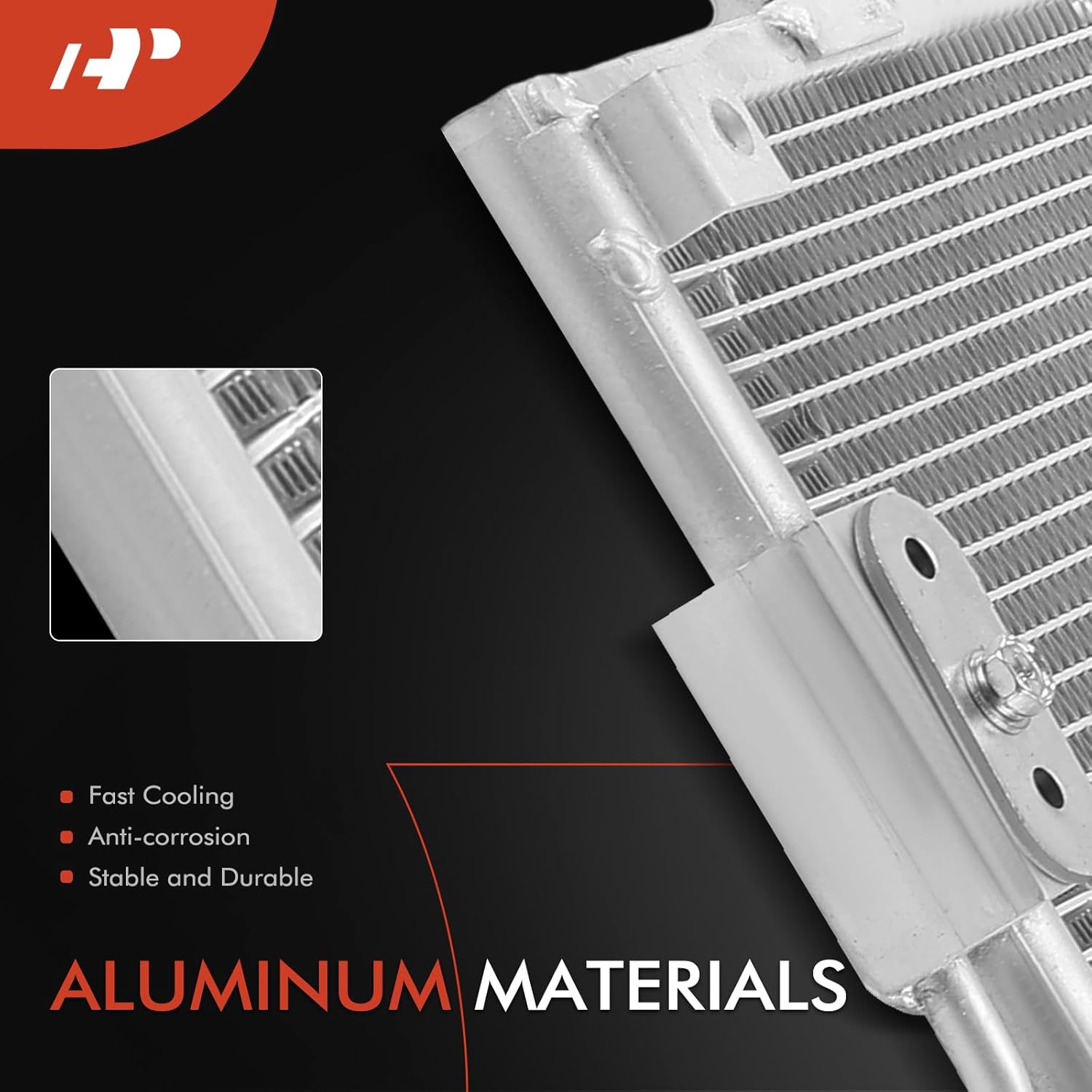 A-Premium Air Conditioning A/C Condenser Compatible with Mitsubishi Eclipse Cross 2022-2023 1.5L, Replace# 7812A608