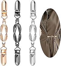 AOOTUERL 3 Pezzi Spille Vintage per Cardigan, Clip per Maglione Vintage, Clip per Scialle, Creativo Clip Per Colletto, Retrò per Clip, Cinch Clip, per Donne e Ragazze, per Stringere i Vestiti