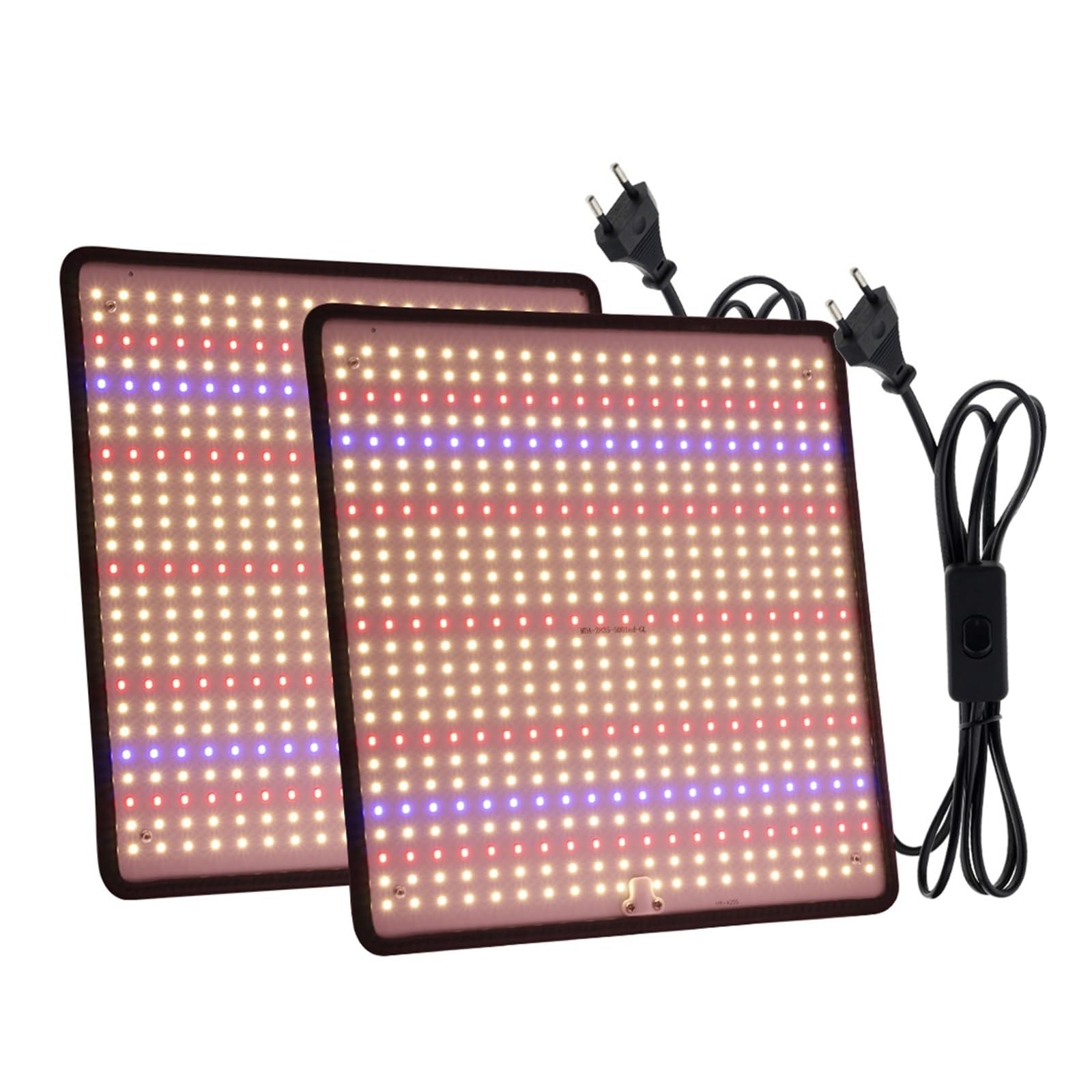 Lámpara LED de espectro completo for cultivo plantas, CA 85-240 V, 40 W, for en interiores, luz crecimiento Iluminador hortícola(2pcs)