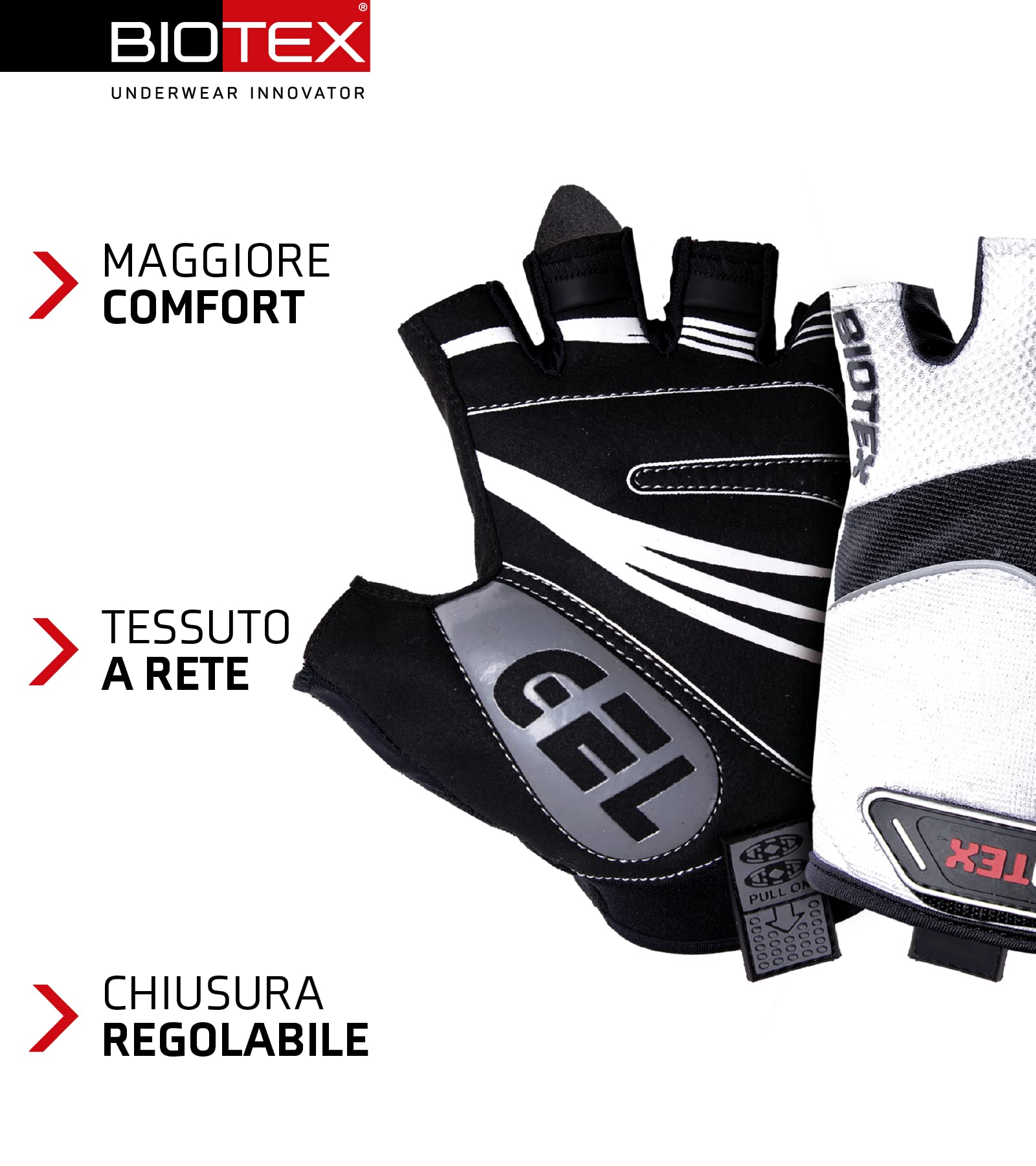 BIOTEX Accessory - Guanti Summer Gel Uomo