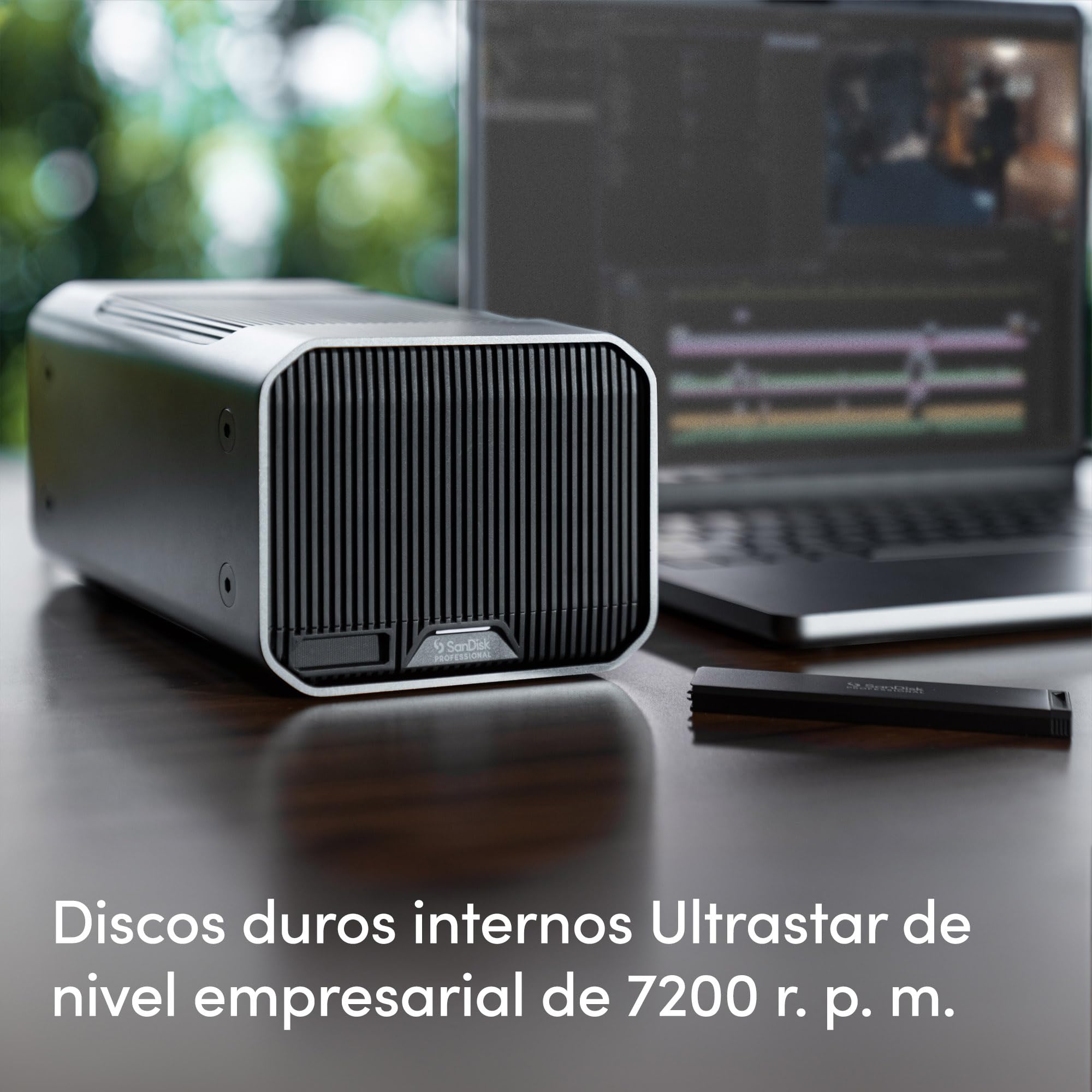 G-Drive G-Raid Mirror 24TB Raid Disco Duro de sobremesa de Clase empresarial, Thunderbolt 3 (40Gbps), USB (10Gbps), hasta 250 MB/s, Memoria Ultrastar de 7200 r. p. m. en el Interior